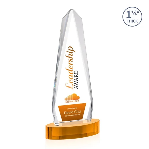 Cheswick VividPrint™ Award on Alberton Base - Amber... from ASI 84592 St Regis Group / St Regis