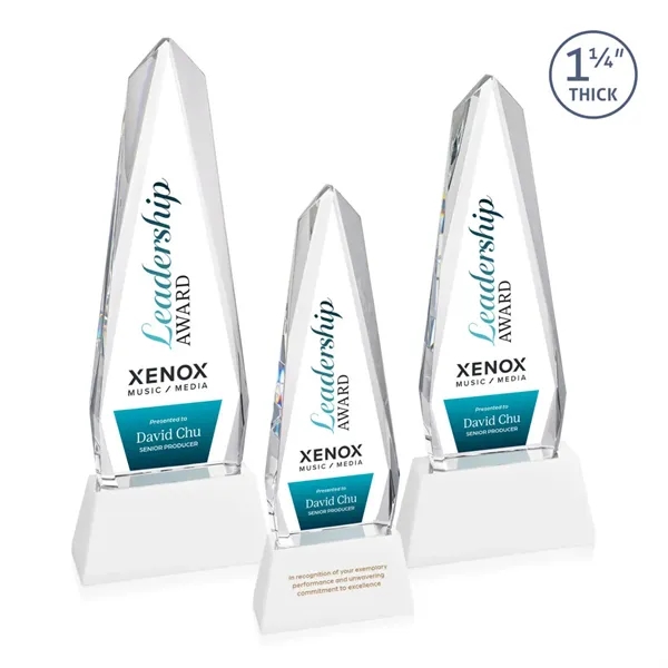Cheswick VividPrint™ Award on Entwhistle Base - White... from ASI 84592 St Regis Group / St Regis