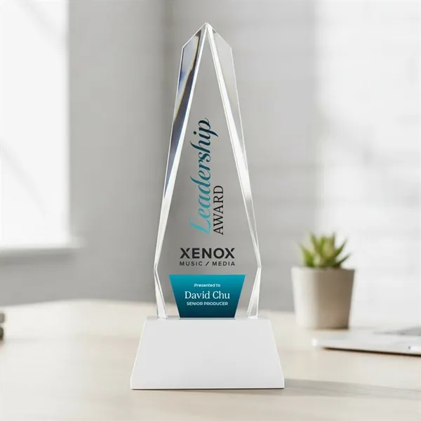 Cheswick VividPrint™ Award on Entwhistle Base - White... from ASI 84592 St Regis Group / St Regis