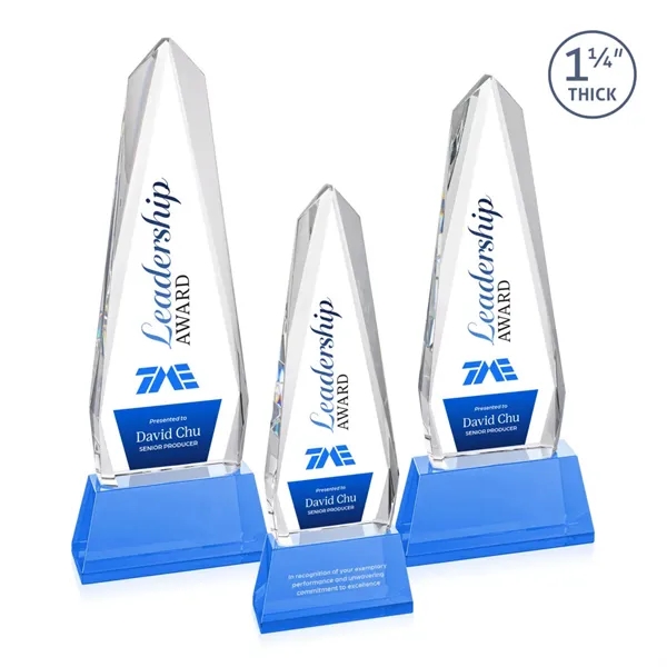 Cheswick VividPrint™ Award on Entwhistle Base - Sky Blue... from ASI 84592 St Regis Group / St Regis