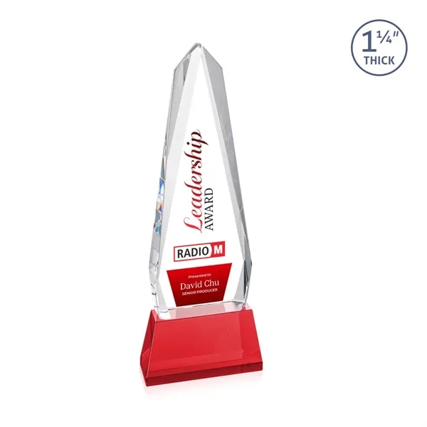 Cheswick VividPrint™ Award on Entwhistle Base - Red... from ASI 84592 St Regis Group / St Regis