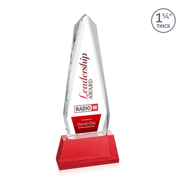 Cheswick VividPrint™ Award on Entwhistle Base - Red... from ASI 84592 St Regis Group / St Regis