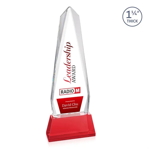 Cheswick VividPrint™ Award on Entwhistle Base - Red... from ASI 84592 St Regis Group / St Regis