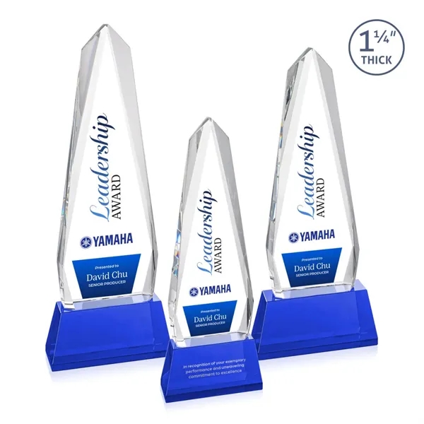 Cheswick VividPrint™ Award on Entwhistle Base - Blue... from ASI 84592 St Regis Group / St Regis