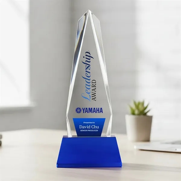 Cheswick VividPrint™ Award on Entwhistle Base - Blue... from ASI 84592 St Regis Group / St Regis