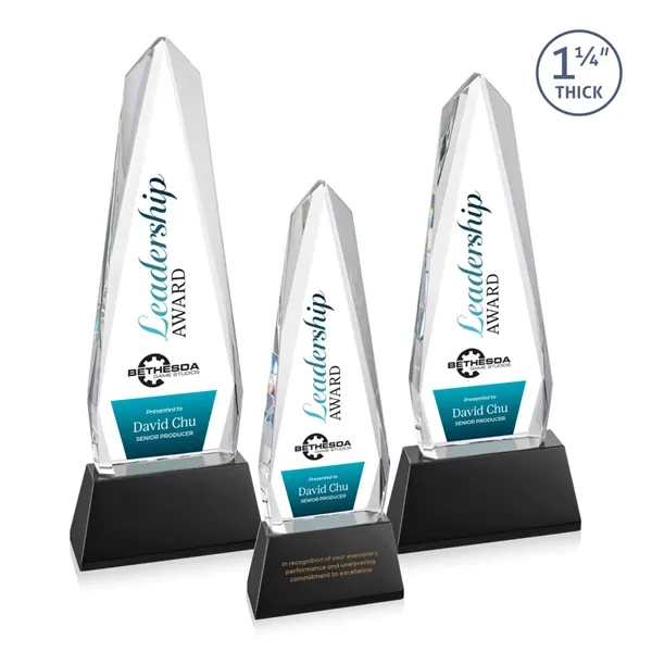 Cheswick VividPrint™ Award on Entwhistle Base - Black... from ASI 84592 St Regis Group / St Regis
