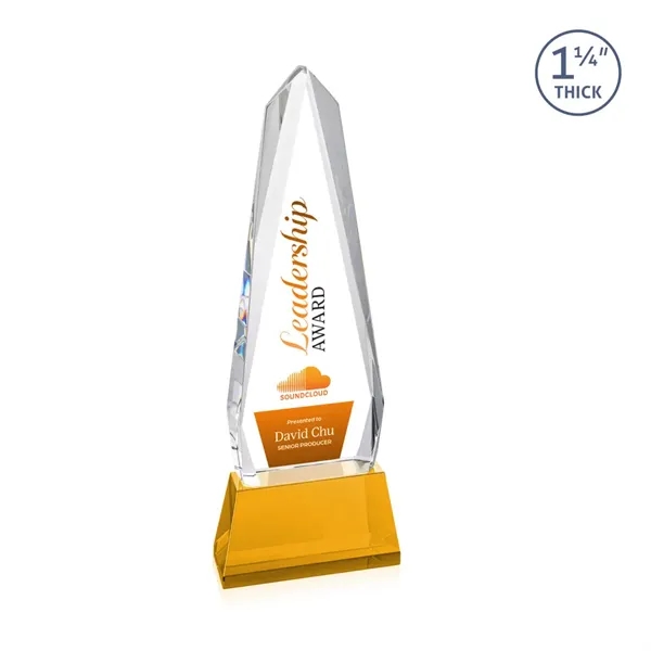 Cheswick VividPrint™ Award on Entwhistle Base - Amber... from ASI 84592 St Regis Group / St Regis