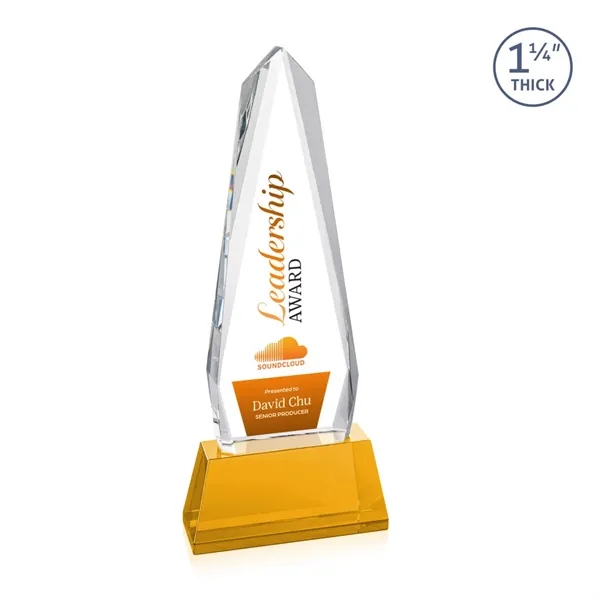 Cheswick VividPrint™ Award on Entwhistle Base - Amber... from ASI 84592 St Regis Group / St Regis