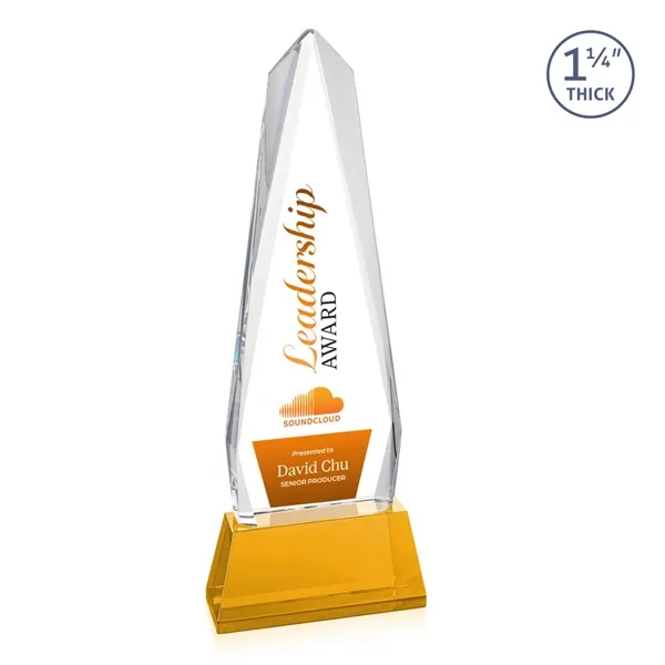 Cheswick VividPrint™ Award on Entwhistle Base - Amber... from ASI 84592 St Regis Group / St Regis