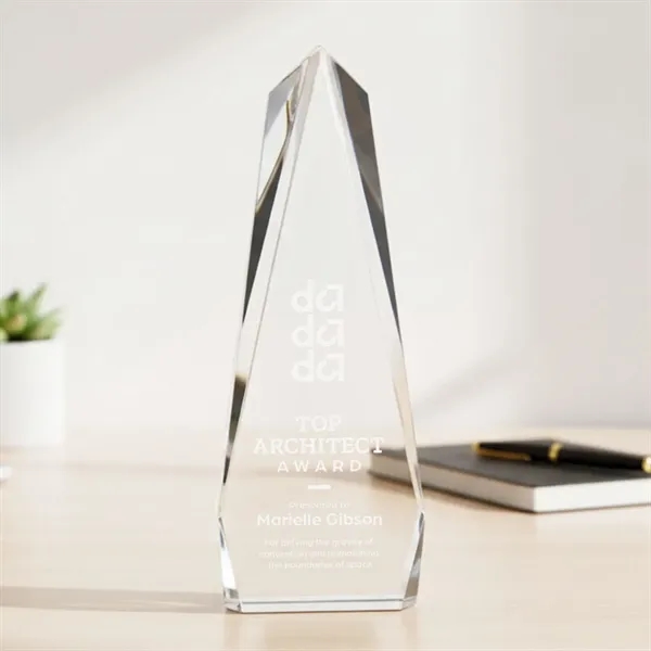 The Cheswick Award is a striking optical crystal piece featuring a... from ASI 84592 St Regis Group / St Regis