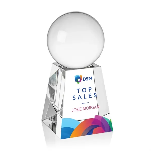 Crystal Ball VividPrint™ Award on Tall Base... from ASI 84592 St Regis Group