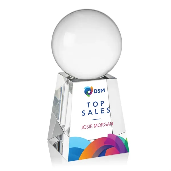 Crystal Ball VividPrint™ Award on Tall Base... from ASI 84592 St Regis Group