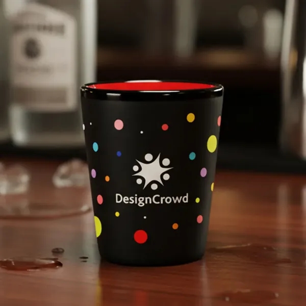 The Balmes VividPrint™ ceramic shot glass is glazed with a silky,... from ASI 84592 St Regis Group