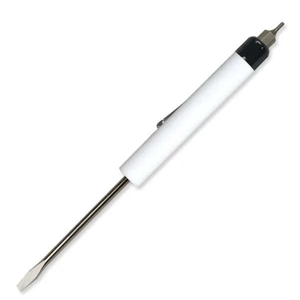 0.50"H x 6.31"W 1/8" flat tip blade screwdriver with a hex-bit... from ASI 54040 Fey Promo / Mi Line by Fey