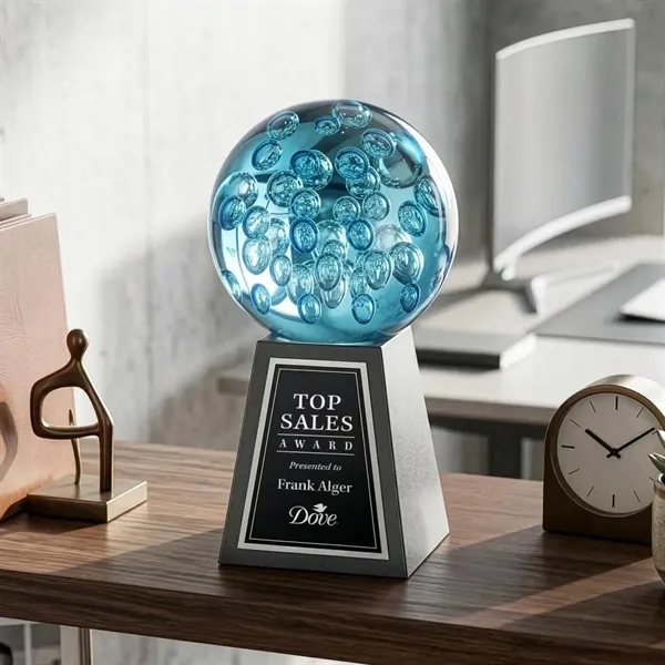 Addison Award on Tall Marble Base - Black... from ASI 84592 St Regis Group / St Regis