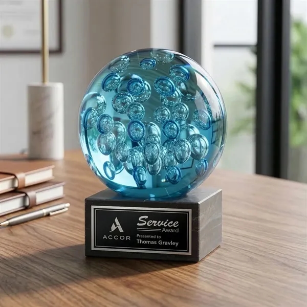 Addison Award on Square Marble Base - Black... from ASI 84592 St Regis Group / St Regis