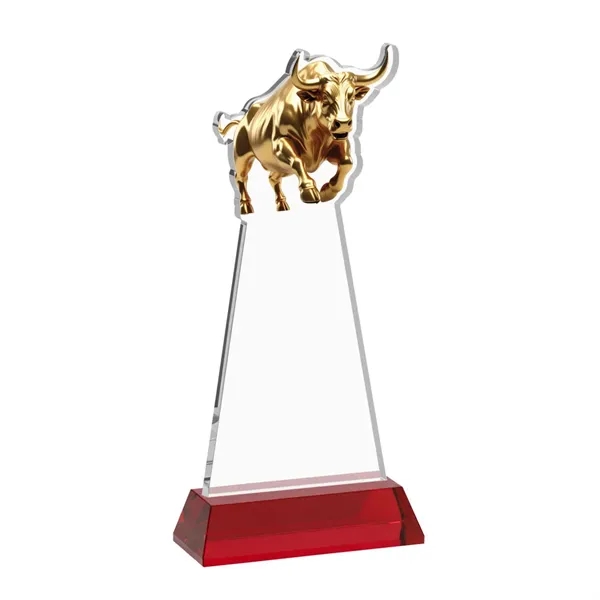 Raging Bull VividPrint™ Award on Hartford Base - Red... from ASI 84592 St Regis Group / St Regis