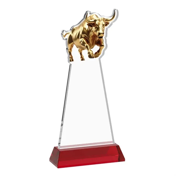 Raging Bull VividPrint™ Award on Hartford Base - Red... from ASI 84592 St Regis Group / St Regis