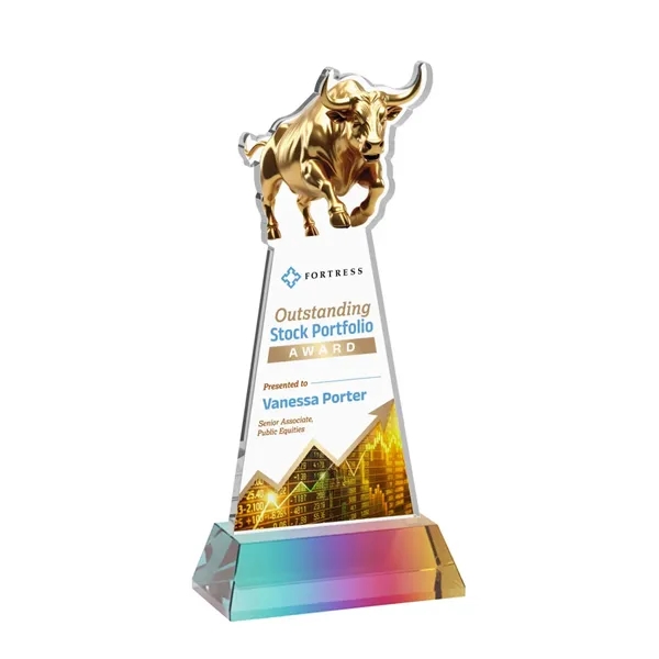 Raging Bull VividPrint™ Award on Hartford Base - Prismatic... from ASI 84592 St Regis Group / St Regis