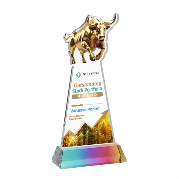 Raging Bull VividPrint™ Award on Hartford Base - Prismatic... from ASI 84592 St Regis Group / St Regis