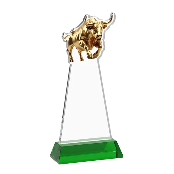 Raging Bull VividPrint™ Award on Hartford Base - Green... from ASI 84592 St Regis Group / St Regis