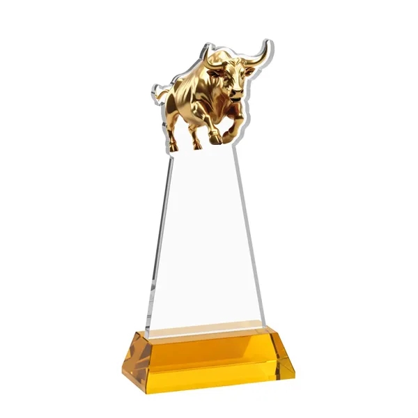 Raging Bull VividPrint™ Award on Hartford Base - Amber... from ASI 84592 St Regis Group / St Regis