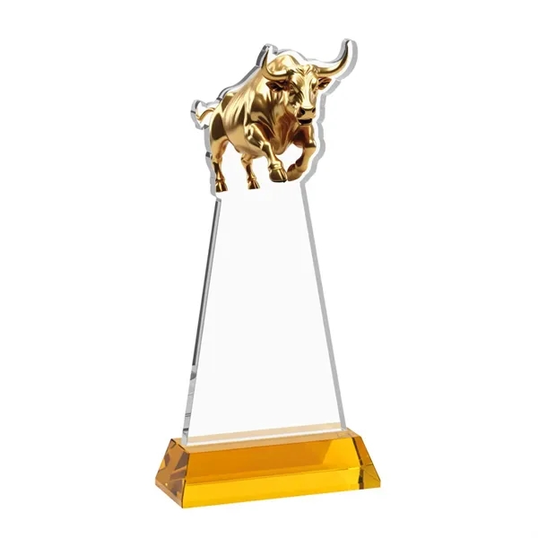 Raging Bull VividPrint™ Award on Hartford Base - Amber... from ASI 84592 St Regis Group / St Regis