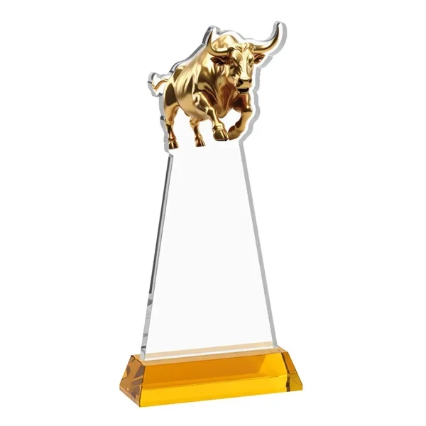 Raging Bull VividPrint™ Award on Hartford Base - Amber... from ASI 84592 St Regis Group / St Regis