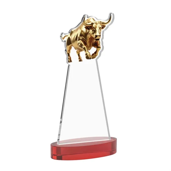 Raging Bull VividPrint™ Award on Alberton Base - Red... from ASI 84592 St Regis Group / St Regis