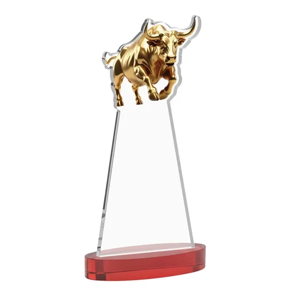 Raging Bull VividPrint™ Award on Alberton Base - Red... from ASI 84592 St Regis Group / St Regis