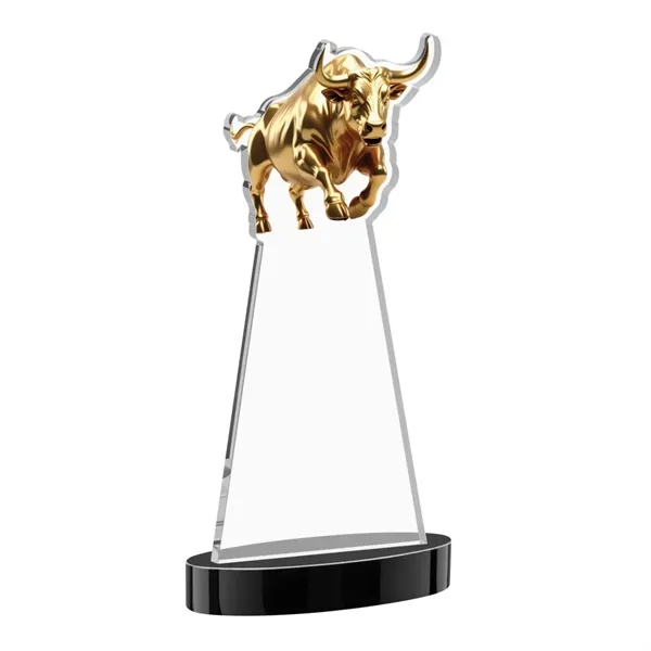 Raging Bull VividPrint™ Award on Alberton Base - Black... from ASI 84592 St Regis Group / St Regis