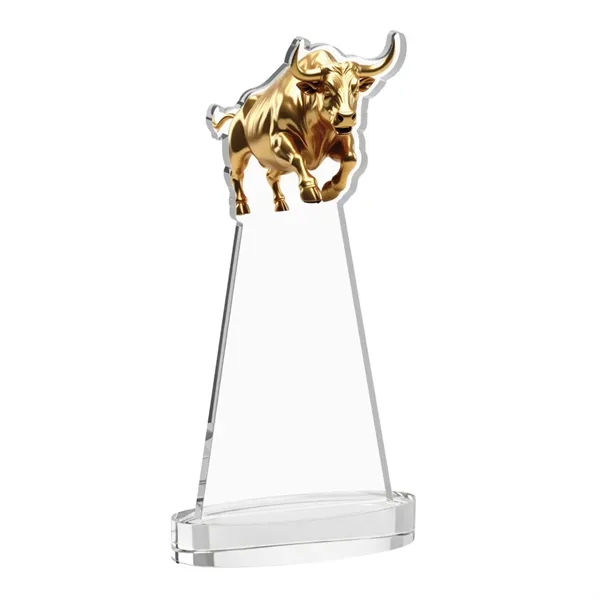 Raging Bull VividPrint™ Award on Alberton Base - Clear... from ASI 84592 St Regis Group / St Regis
