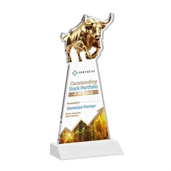 Raging Bull VividPrint™ Award - White... from ASI 84592 St Regis Group / St Regis