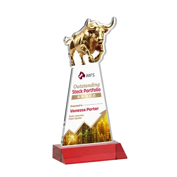 Raging Bull VividPrint™ Award - Red... from ASI 84592 St Regis Group / St Regis