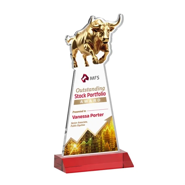Raging Bull VividPrint™ Award - Red... from ASI 84592 St Regis Group / St Regis