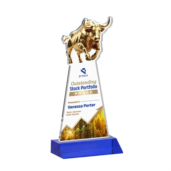 Raging Bull VividPrint™ Award - Blue... from ASI 84592 St Regis Group / St Regis