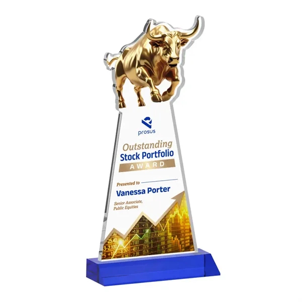 Raging Bull VividPrint™ Award - Blue... from ASI 84592 St Regis Group / St Regis