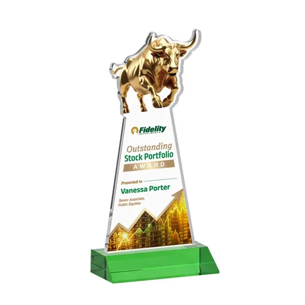Raging Bull VividPrint™ Award - Green... from ASI 84592 St Regis Group / St Regis