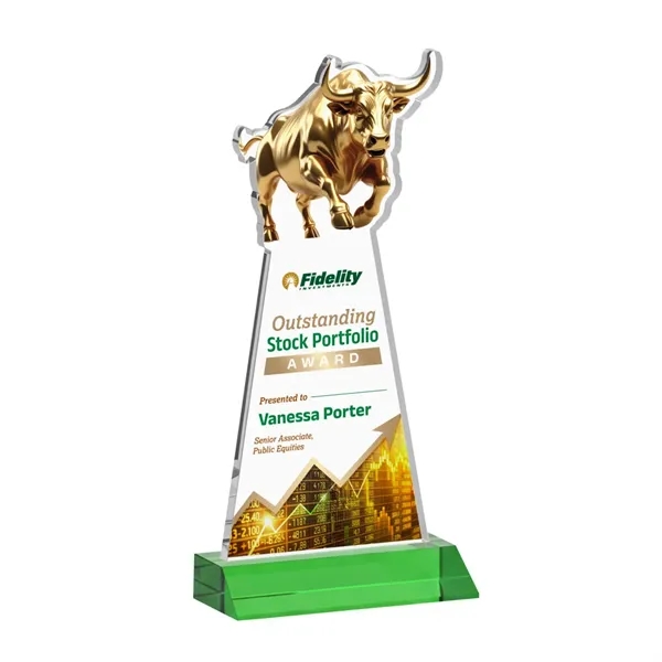 Raging Bull VividPrint™ Award - Green... from ASI 84592 St Regis Group / St Regis