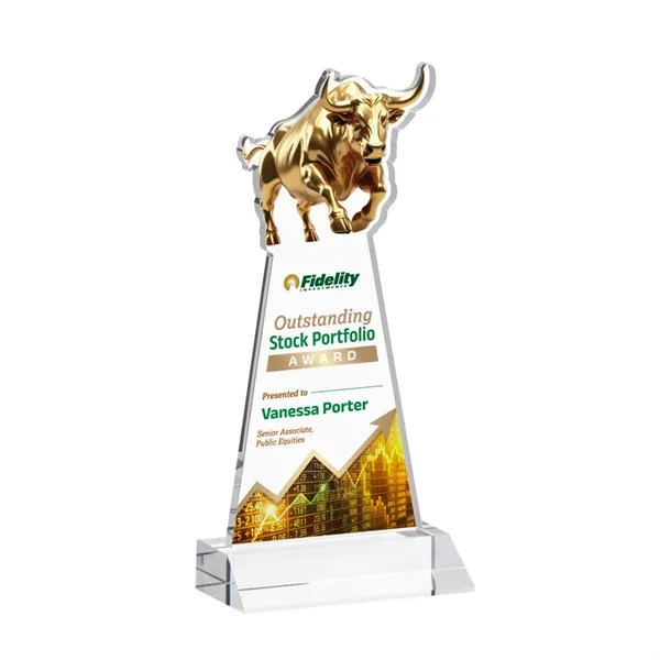 Raging Bull VividPrint™ Award - Clear... from ASI 84592 St Regis Group / St Regis