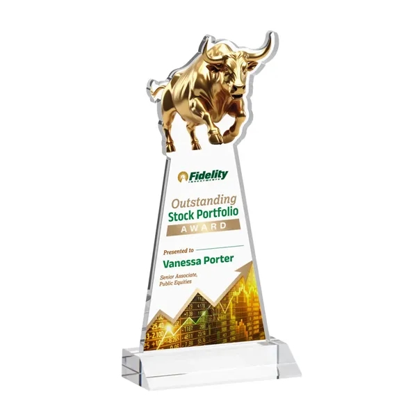 Raging Bull VividPrint™ Award - Clear... from ASI 84592 St Regis Group / St Regis