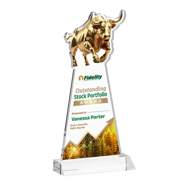 Raging Bull VividPrint™ Award - Clear... from ASI 84592 St Regis Group / St Regis