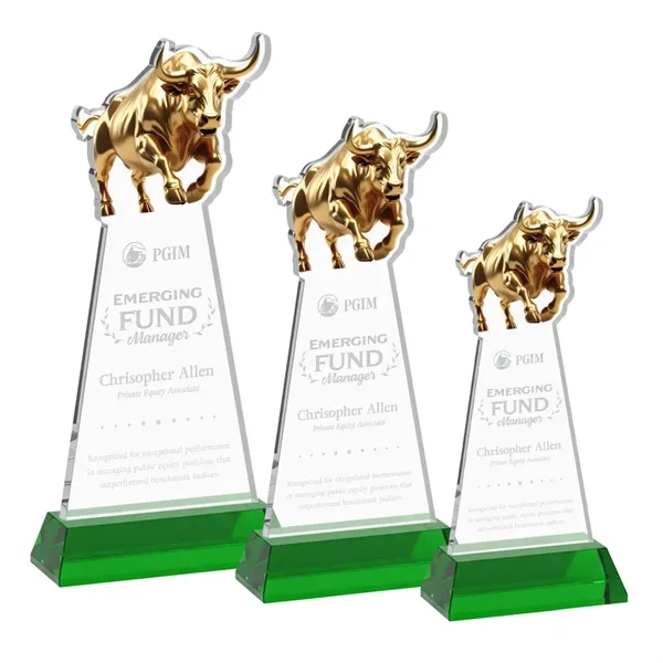 The Raging Bull Award commands attention with a bold bull cutout... from ASI 84592 St Regis Group / St Regis