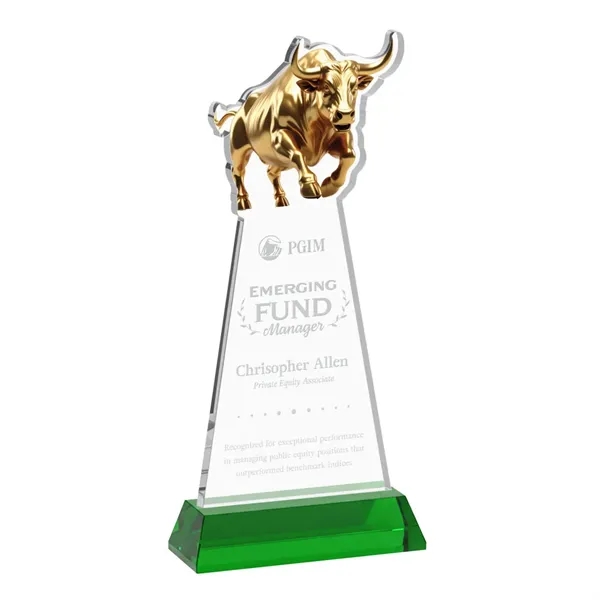 The Raging Bull Award commands attention with a bold bull cutout... from ASI 84592 St Regis Group / St Regis