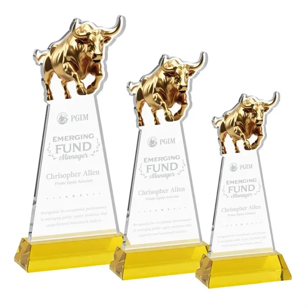Raging Bull Award on Hartford Base - Gold... from ASI 84592 St Regis Group / St Regis