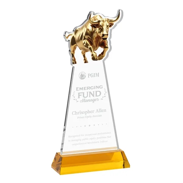 Raging Bull Award on Hartford Base - Amber... from ASI 84592 St Regis Group / St Regis