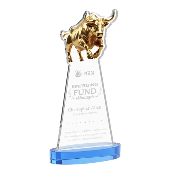 Raging Bull Award on Alberton Base - Sky Blue... from ASI 84592 St Regis Group / St Regis