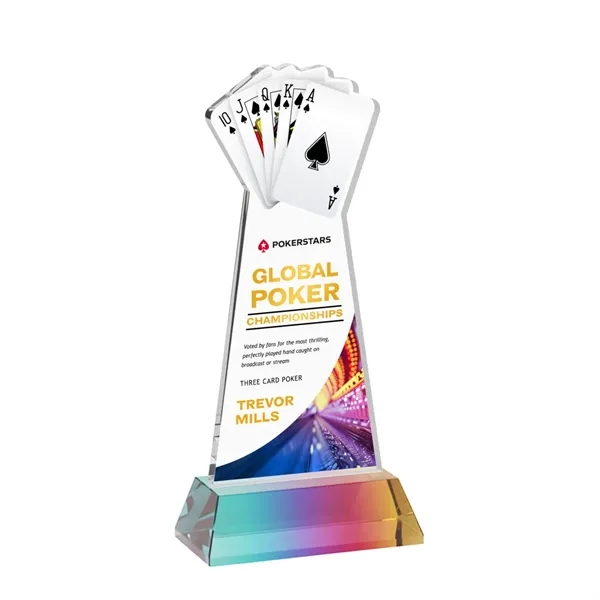 Poker VividPrint™ Award on Hartford Base - Prismatic... from ASI 84592 St Regis Group / St Regis