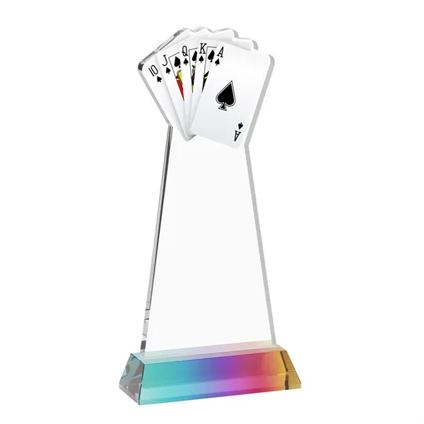 Poker VividPrint™ Award on Hartford Base - Prismatic... from ASI 84592 St Regis Group / St Regis