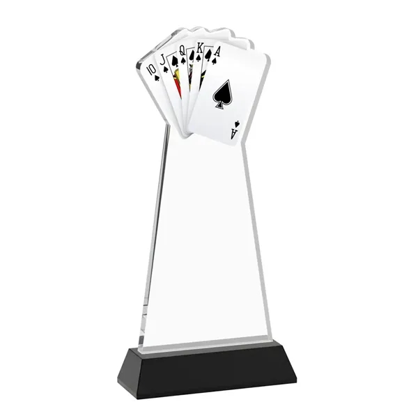 Poker VividPrint™ Award on Hartford Base - Black... from ASI 84592 St Regis Group / St Regis